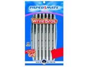 Paper Mate 9313499 Write Bros Ballpoint Pen Medium Pen Point Type Blue Ink 10 Pack 1 Pack