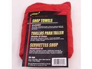 3Pk Select Shop Towel 12 X 14 Red Cotton SM ARNOLD Cleaning Implements Red