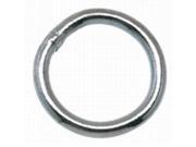 Ring Wld No 7B 2In 0.26In Stl CAMPBELL CHAIN Welded Rings T7665001 Nickel Plated