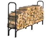 Rack Log 87In 13In 45In Stl HY C COMPANY Wood Holders Log Racks SLRL Black
