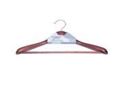 Premium Mahogany Suit Hanger Homebasix Clothes Hangers Racks HEA00046G