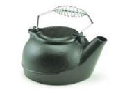 Black 3Qt Stove Tea Kettle with Spring Handle US STOVE CO TK 02 Black Cast Iron