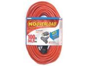 Prime Wire and Cable CB614735 14 3 X 100 Foot Outdoor Extension Cord with Breake