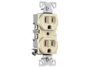 RECEPTACLE DPX 125VAC 15A 2P COOPER WIRING Almond Nylon BR15A 032664555954