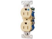 Weatherproof Duplex Receptacle 125 V 15 A 2 Pole 3 Wire Ivory Cooper Wiring