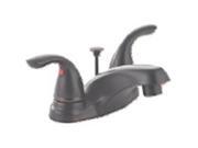 Lav Faucet 2hdl W/popup Bn Mintcraft Mintcraft Lavatory Double Han 67090-6404