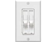 Dimmer Dual Sureslide White LEVITON MFG Receptacles and Switches 6630 W