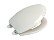 Premier 201074 Premier Wood Co Injected White Closed Front Round Toilet Seat