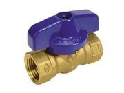 Premier 492136 Safety Stop Gas Ball Valve .25 In. Fip X .5 In. Flare