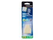 In Line Coupler Modular 4 Conductor Ivory Carded Monster Cable 140545 00