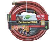 Farm and Contractor Garden Hose w Brass Couplings 3 4 ID 100 L COLORITE