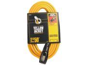 Yellow SJTW Locking Extension Cord 12 3 50 15A C Cable Extension Cords 2737