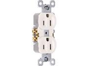 Brown 3 Wire Grounding Standard Duplex Outlet 125V 15 Amp Pass and Seymour