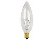 Straight Tip Chandelier Light Bulbs Set Of 2 Wattage 60W Feit Electric BP60CTC
