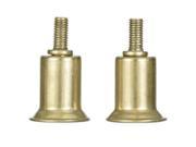 2Pk 1 Brass Plated SHade Risers American De Rosa Lighting J249 098197102492