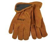 50Rl Men s Lined Suede Cowhide Leather Gloves Thermal Insulation Work Medium