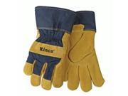 1926 L Lined Split Pigskin Leather Palm Gloves Large Kinco Gloves 1926 L