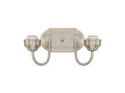 Brushed Nickel Finish Two Light Wall Fixture Westinghouse Lighting Lighting