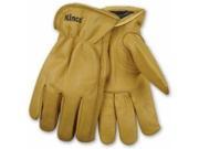 Lg Mens Line Cow Glove 98Rl L Lined Leather Gloves Kinco Gloves 98RL L