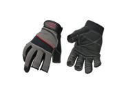 Large The Carpenter Glove Three Open Finger Tips Boss Mfg Co Gloves 5201L