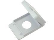 Pvc Single Receptacle Cover Src Halex Company Outlet Adapters 77121 Gray PVC