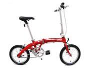 UPC 025952911013 product image for Dahon Curve D3 Fire Red Folding Bike Bicycle | upcitemdb.com