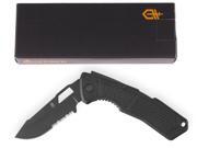 Gerber Order 0-13658-14313-5 Drop Point, Serrated Knife 420hc