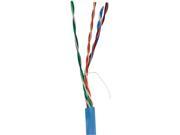 VERICOM MBW5U 02400 CAT 5E UTP Plenum Rated CMP Cable 1 000ft Blue