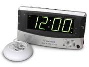 Dual Alarm Clock w Bed Shaker