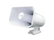 Speco 4 x 6 Weatherproof PA Speaker Horn White