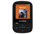 SANDISK SDMX24 008G A46K 8GB 1.44 Clip Sport MP3 Player Black