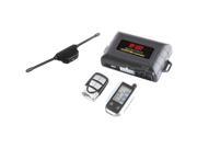 CRIMESTOPPER SP 502 2 Way LCD Paging Combo Alarm Keyless Entry Remote Start System with Rechargeable Remote