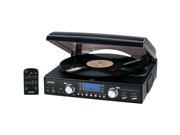 JENSEN JTA 460 3 Speed Stereo Turntable with MP3 Encoding System