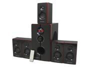 Theater Solutions TS516BT 5.1 CH Home Theater 800 Watt Speaker System with Built-In Bluetooth