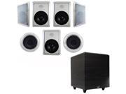 Acoustic Audio HT 87 In Wall Ceiling 7.1 Home Theater 8 Speakers and 6.5 Powered Sub HT 87 PS6