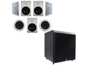 Acoustic Audio HT 87 In Wall Ceiling 7.1 Home Theater 8 Speakers and 10 Powered Sub HT 87 HD10B