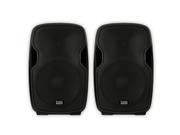 Acoustic Audio AA15U Powered 15 Speaker Pair 2000 Watts 2 Way USB MP3 Players AA15U PR