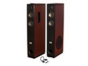 Acoustic Audio TSi600 Bluetooth Powered Floorstanding Tower Multimedia Speakers with Optical Input TSi600D