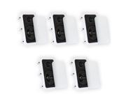 Theater Solutions CS5W In Wall Speakers Surround Sound Home Theater 5 Speaker Set CS5W 5S