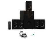 Theater Solutions TS514 Home 5.1 Speaker System with USB Bluetooth FM and Optical Input