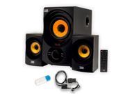 Acoustic Audio AA2170 Home 2.1 Speaker System with Bluetooth Optical Input USB SD Multimedia
