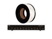 Theater Solutions TS6DV Dual Input 6 Zone Speaker Selector Box with Volume Controls and 100 of C100 14 4 Wire