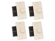 Theater Solutions TSVCD A Indoor Speaker Volume Controls Almond Dial Audio Switches 4 Piece Pack
