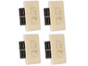 Theater Solutions TSVCS I Indoor Speaker Volume Controls Ivory Slide Audio Switches 4 Piece Pack