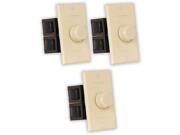 Theater Solutions TSVCD I Indoor Speaker Volume Controls Ivory Dial Audio Switches 3 Piece Pack