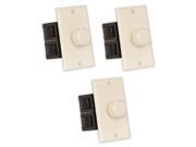 Theater Solutions TSVCD A Indoor Speaker Volume Controls Almond Dial Audio Switches 3 Piece Pack