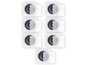 Blue Octave LS62 In Wall or In Ceiling 6.5 Speakers Home Theater 2 Way Square 7 Speaker Set