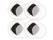 Blue Octave RC43 In Ceiling Speakers Home Theater Surround Sound 3 Way 2 Pair Pack