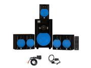 Blue Octave B51 Home Theater 5.1 Powered FM Speaker System with Bluetooth and Optical Input