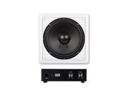 Acoustic Audio IWS10 In Wall 10 Passive Subwoofer and Amplifier for Home Theater Surround